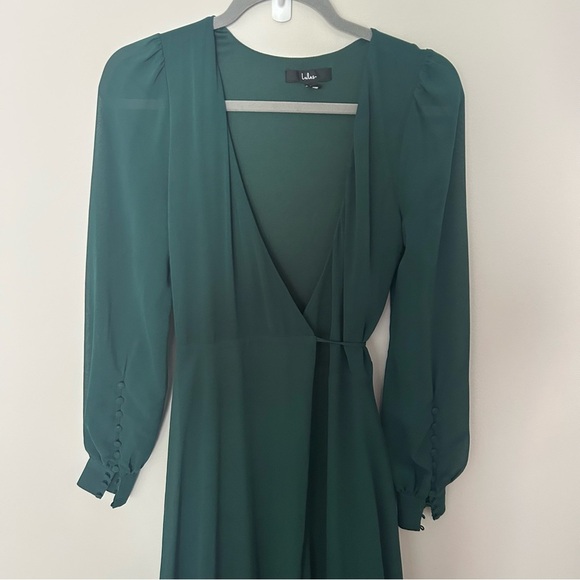 Lulu's Deep Green Maxi Dress - Picture 3 of 8